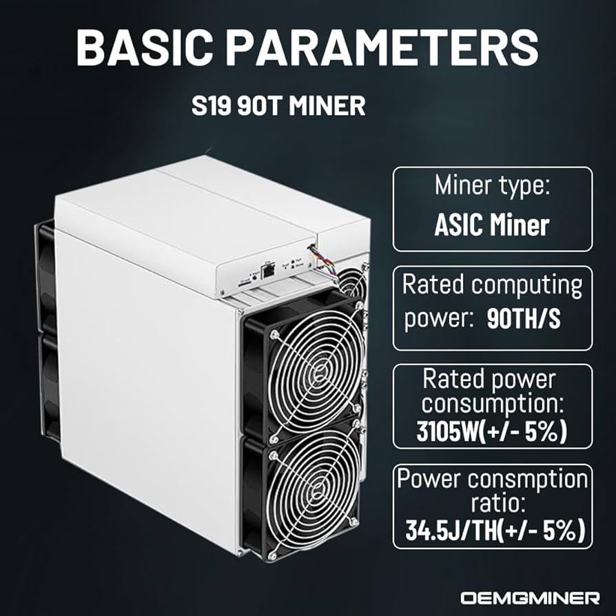 Amazon.com: Antminer S19 90T Bitmain Bitcoin Miner Including